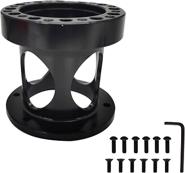 3 inch Steering Wheel Hub Spacer Universal Car Aluminium Extension Spacer Steering Wheel Modified Booster Pad 3 inch