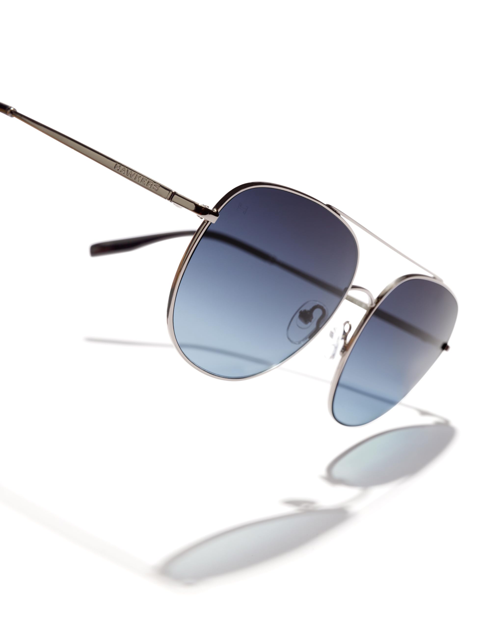 HAWKERS Sunglasses SWAG for men and women, Gun Metal Blue Denim - Image 3