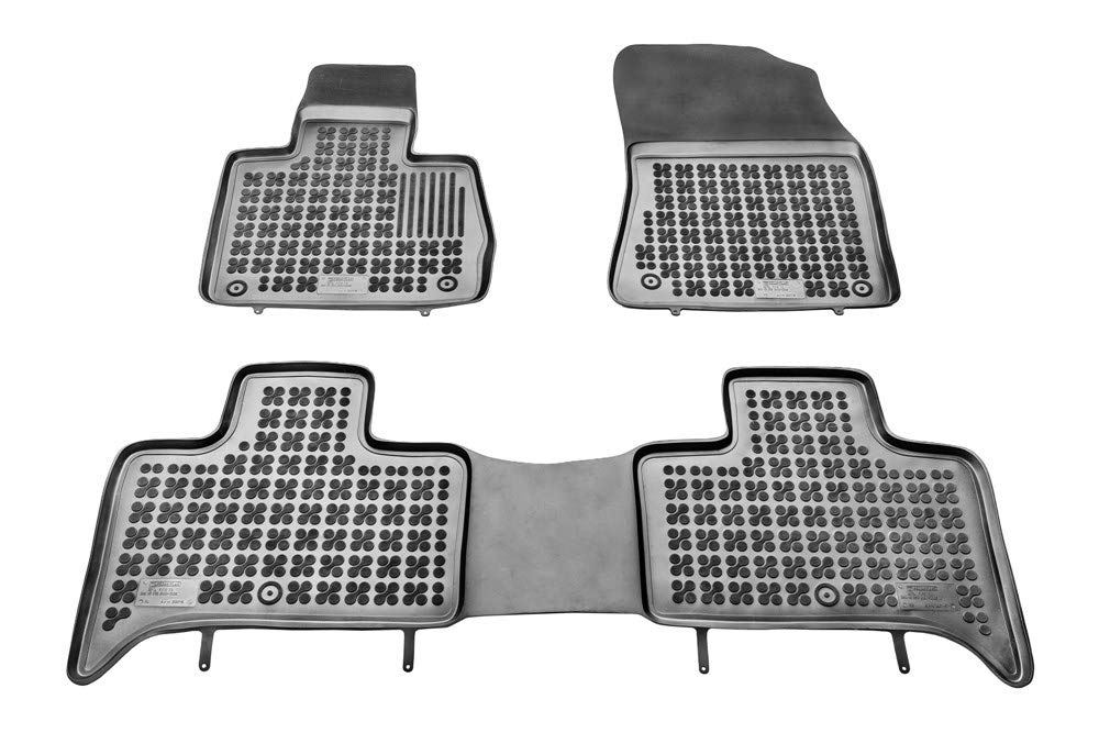 MTM Alfombrillas Goma para BMW X5 (E53) 2000-03.2007, Tipo Cubeta a Medida Antideslizante con Borde 5 cm, cód. 3D 5277