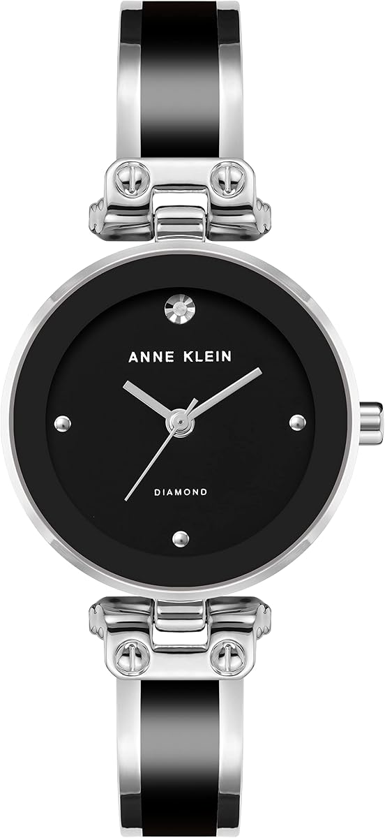 Reloj de pulsera con esfera de diamantes auténticos para mujer