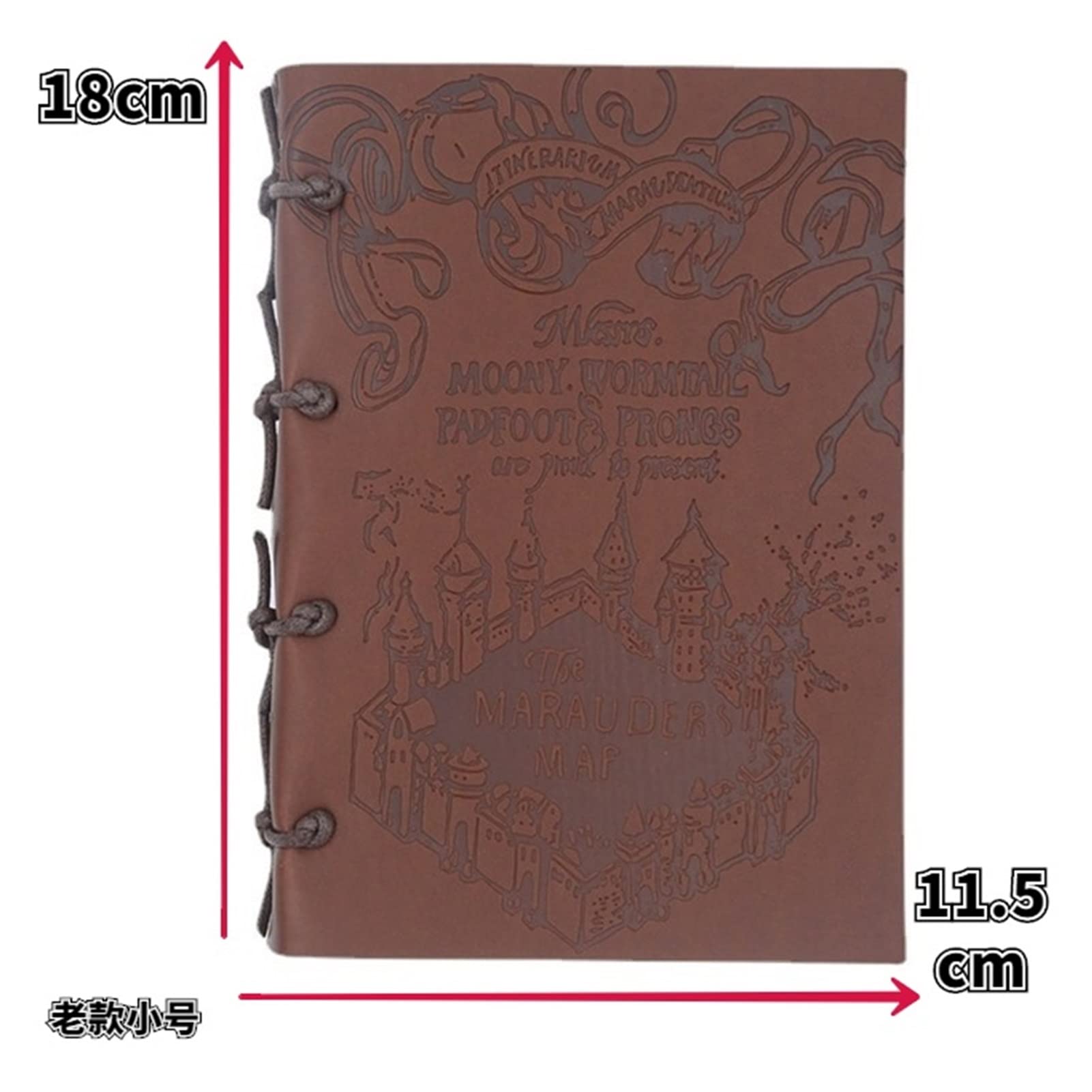 Taccuino creativo con taccuino giornaliero del taccuino del taccuino della carta kraft del retro PU (Color : Burgundy)