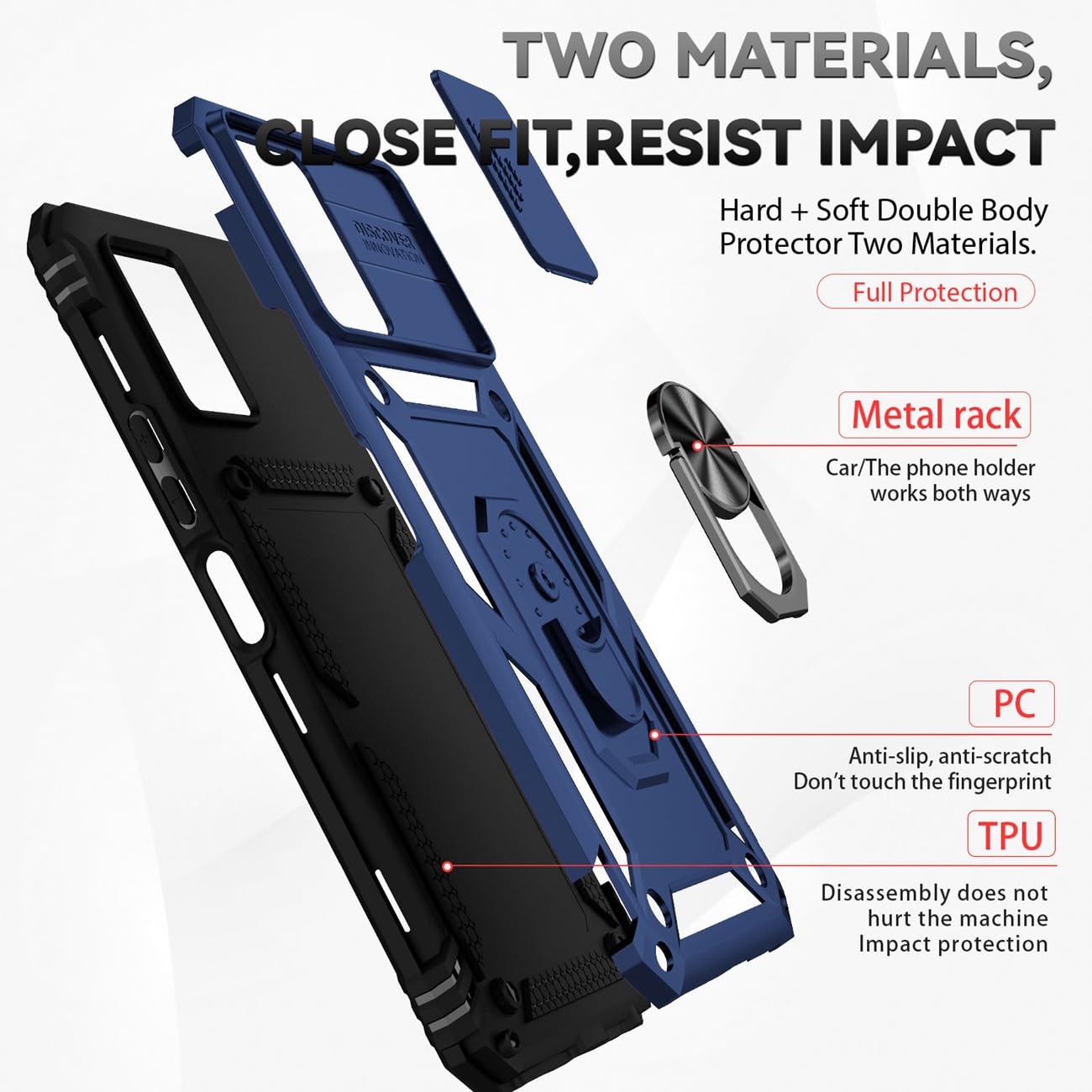 Yodueiv For Vivo Y21 Case, Vivo Y33S (4G) V2111 V2109 Case