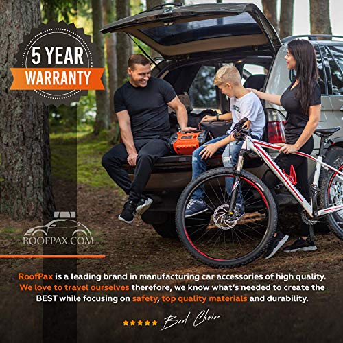 RoofPax Air Compressor for Car Tires - Tire Inflator with 3 Power Sources, AC DC and Battery, Heavy Duty Portable Design, Auto Electric Air Pump with Pressure Gauge for Cars, Bike Tires, Inflatables - Thumbnail 7