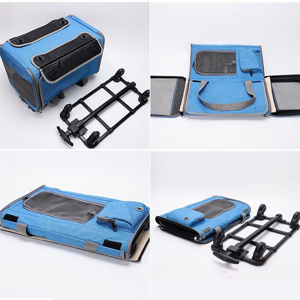 Trasportin Gato Grande Trasportines Perro Bolsa de Tela Transporte Plegable para Perros Mascotas Gato y Animales Viaje Bolso Transport¨ªn Perro Gato para Coche
