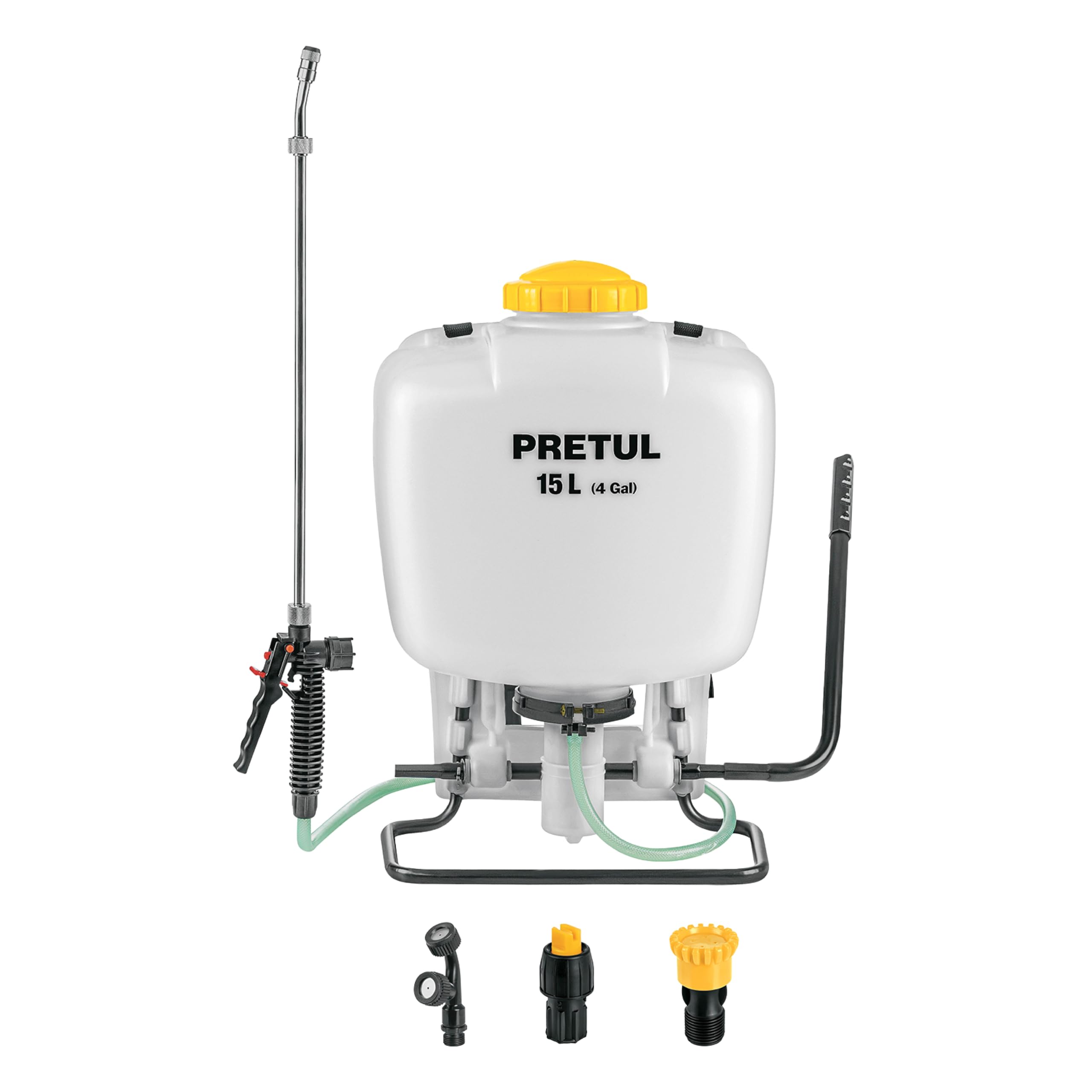 Truper 24583 / FM-15P - 4 gal (15 L) Backpack Sprayer, Pretul