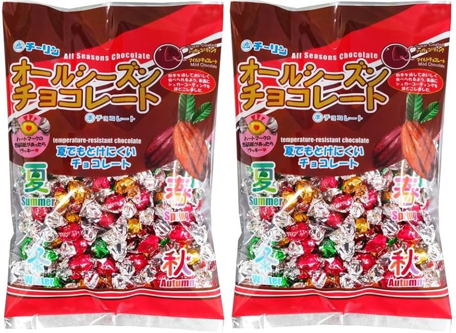 Amazon.co.jp: チーリン製菓 オールシーズンチョコ 300g×2個