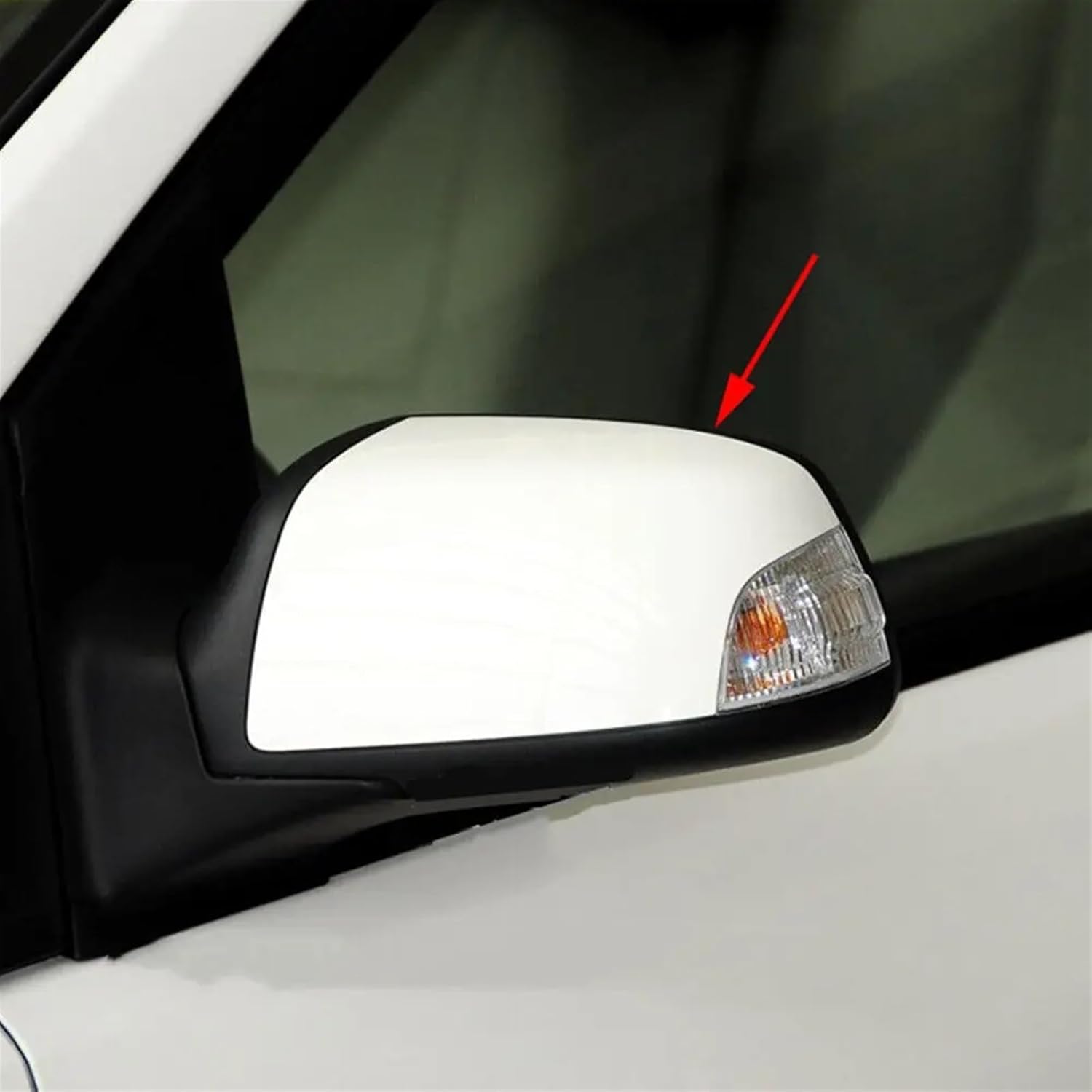 Compatible For Focus MK2 2005-2008 Replacement Car Rearview Side Mirror Cover Wing Cap Exterior Door Rear View Case Trim Gloss Black (Color : Carbon Fiber)