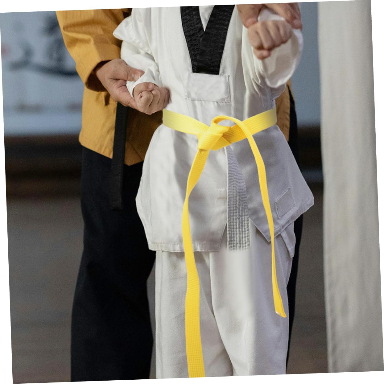 SUPVOX Karate Belt Comfortable Cotton Taekwondo Belt and Stylish Martial Arts Waistband for Training Multiple Colors for Beginners and Advanced Practitioners