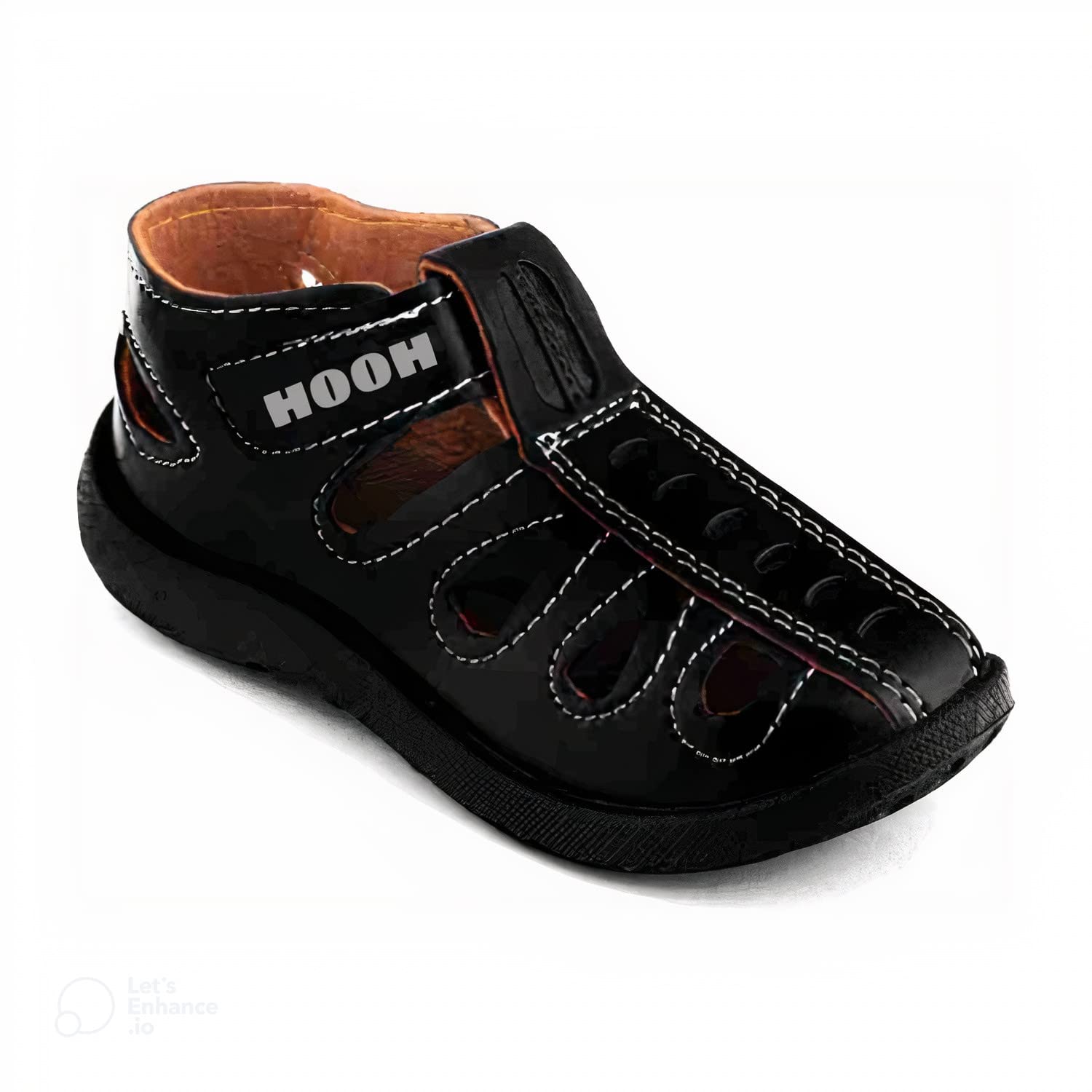 Hooh Kids Unisex Leather Lightweight Closed Toe Sandals (Brown, 2_Point_5_Years) (B0BW442714) Amazon Price History, Amazon Price Tracker