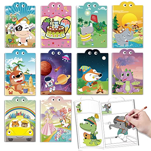 Baker Ross Mini Malbuch 12er Pack - Kinder Malbücher Mit 4 Themen