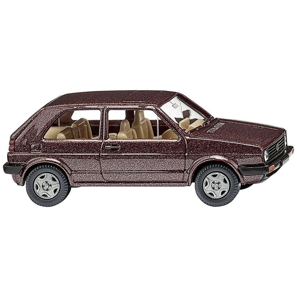Wiking VW Golf II Umber Brown Metallic 1983-92 HO Gauge WK004504, Multicolor, 1:87