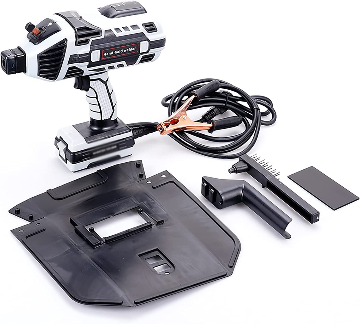 FAXIOAWA Saldatrice Potenziata, saldatrice Portatile con 6 regolazioni di Corrente variabili, per Kit saldatrice elettrica per vergelle da 3/32"-1/8" (2,5-3,2 mm)