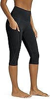 Vista 48 de ODODOS - Leggings capri de cintura alta para mujer con bolsillos, control de abdomen, no se transparentan, para entrenamiento atlético, running