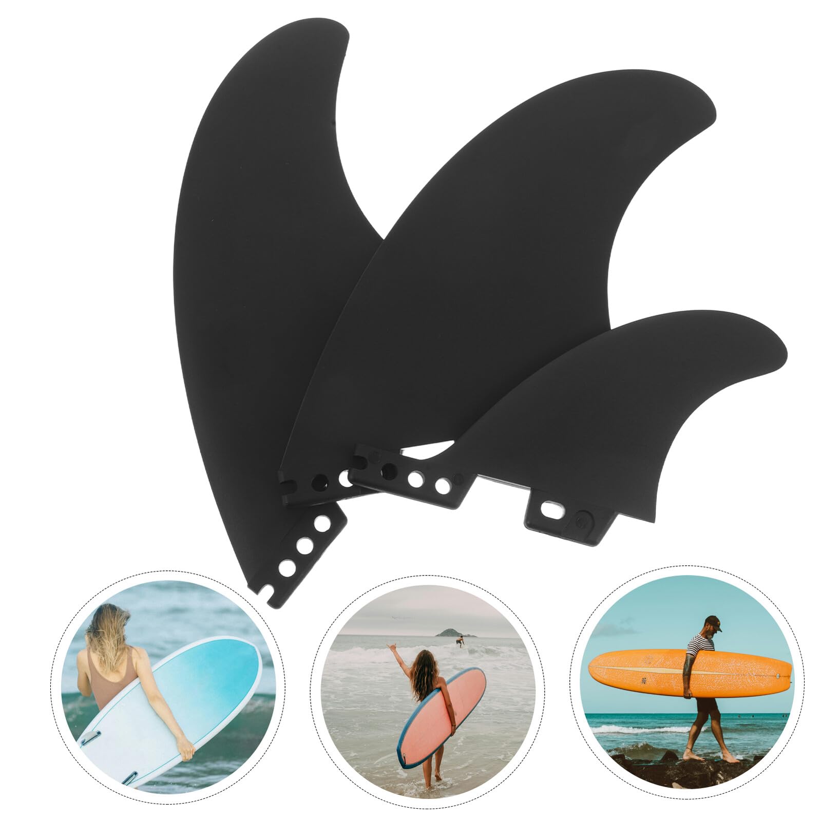 PRETYZOOM Accesorios para Tablas De Surf Reemplazo De Aletas De Sup Aletas De Surf De Parte Trasera De Tabla para Paddle y Kayak Agua