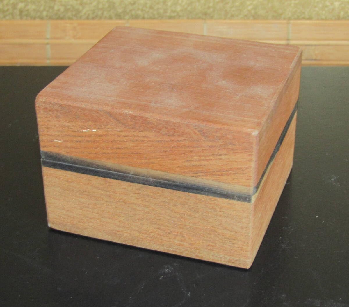 欅製 香合 箱 仏具 茶道具