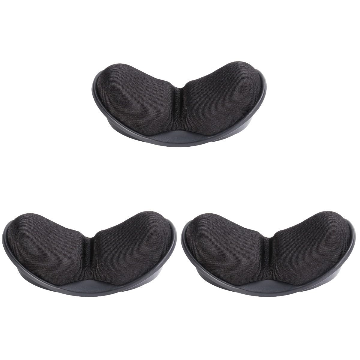 EXCEART 3stücke Ergonomisches Gaming Mauspad Mit Handballenauflage Langsame Ergonomische Tastatur-handstütze Für Linderung Von Handermüdung Schwarz Für Büro Und Gaming