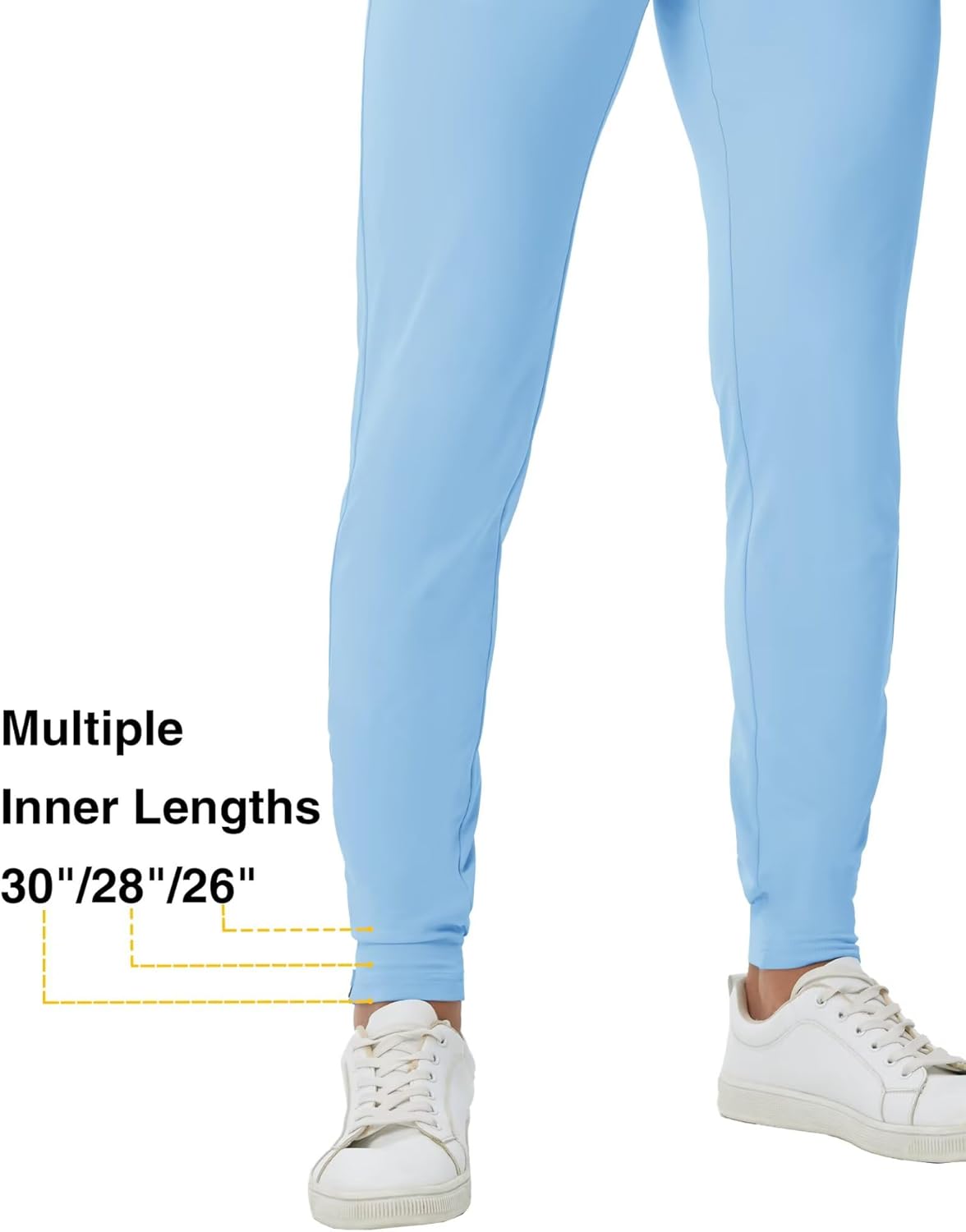 M MAELREG Men's Golf Pants Stretch Business Casual 4 Pockets Ankle Zip Lightweight Breathable Quick Dry Jogger Sweatpants - Image 6