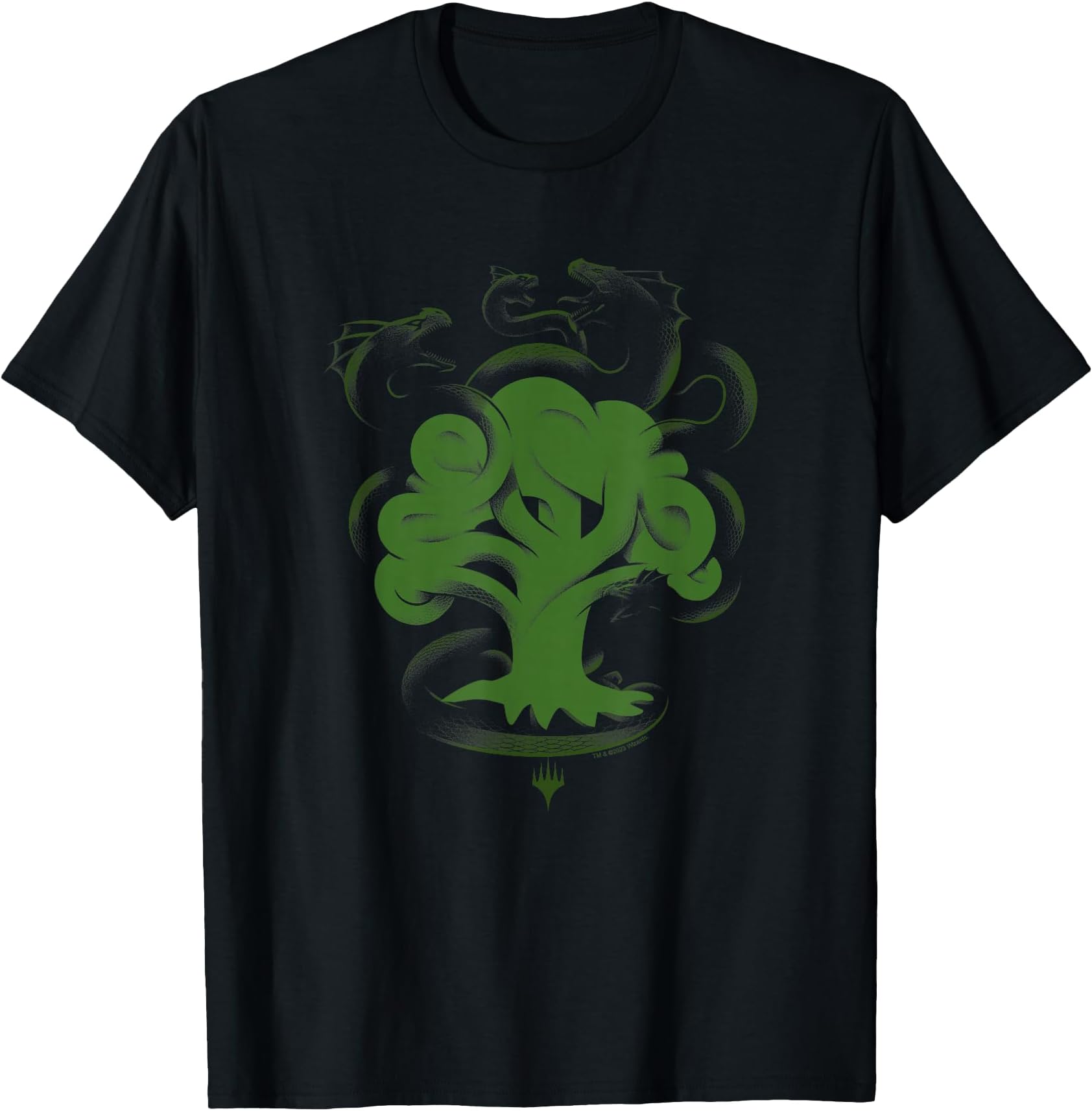 Green Classic Mana Symbol Chest Poster Tシャツ
