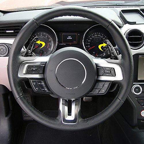 Car Steering Wheel Shift Paddle Shifter Trim Cover For Ford Mustang 2015-2017 #TOP6