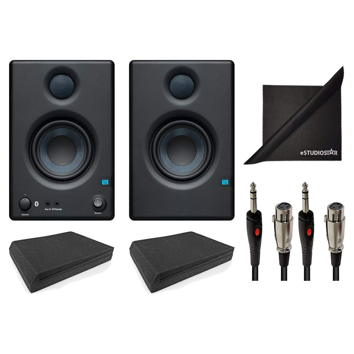 Buy PreSonus Eris E3.5 BT Active Media Reference Monitors w/AxcessAbles Audio Cables, Speaker