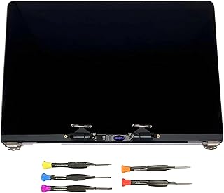 Screen Replacement for MacBook Pro 13" M1 2020 A2338 EMC 3578 13.3 inches 2560x1600 Full LCD Screen Complete Top Assembly Silver