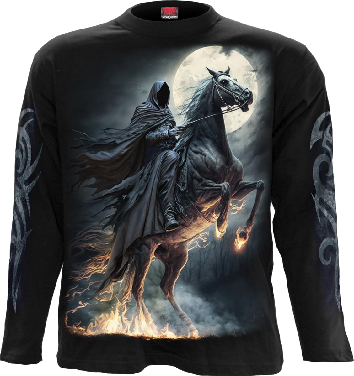 Spiral Direct Black Shadow Rider - Longsleeve T-Shirt - L