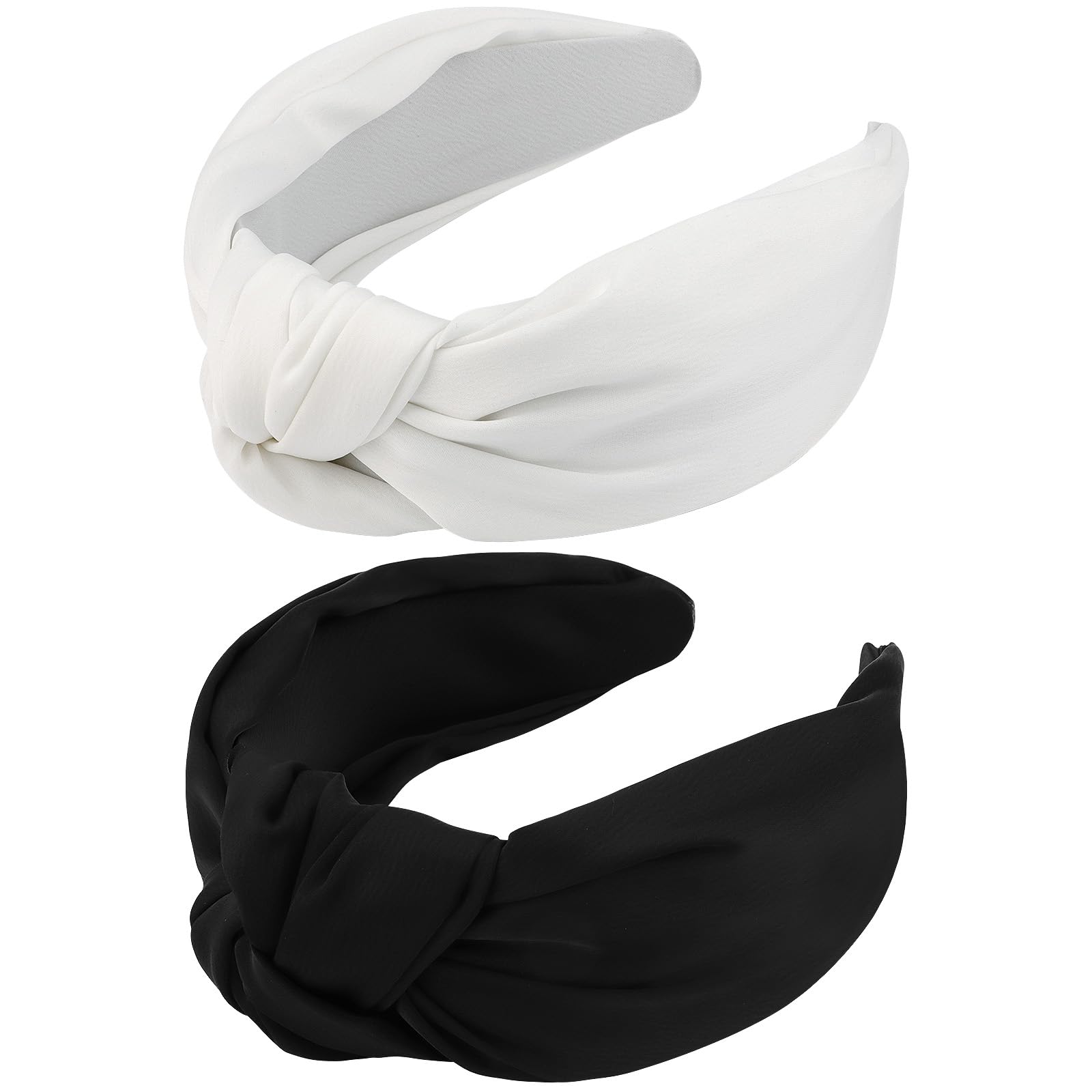 Amazon.com : VELSCRUN 2 Pcs Wide Knotted Headbands for Women 