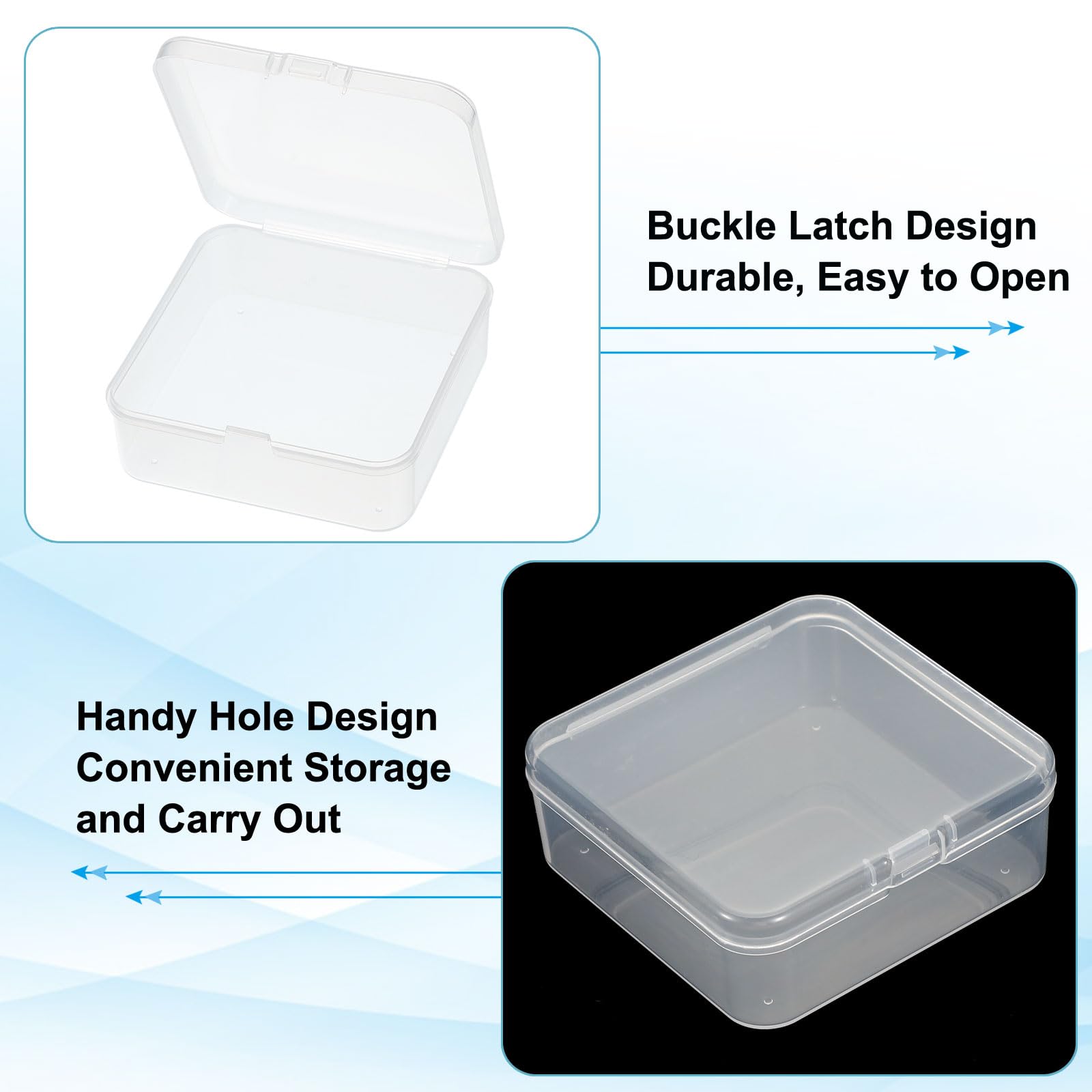 PATIKIL 3.7x3.7x1.4 Inch Nail Charm Organizer - Image 4