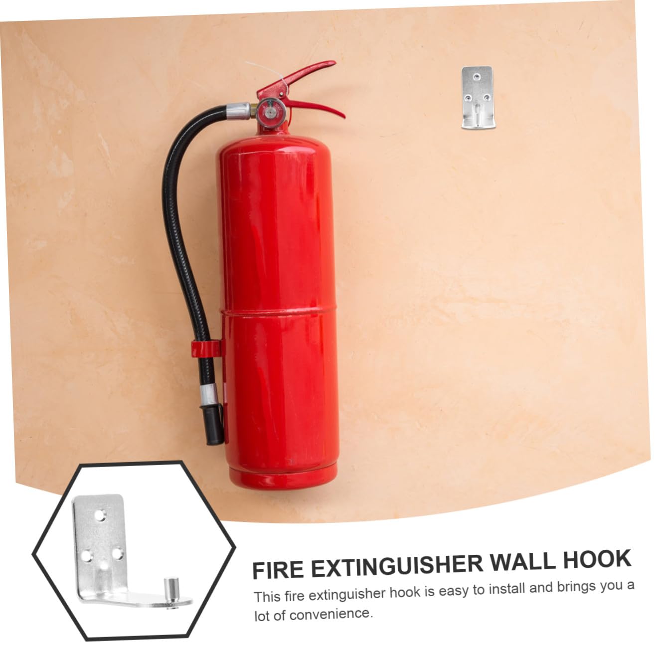 Mikikit 20stücke Förmige Metall-wandhalterung Für Feuerlöscher Teiliges Und Langlebig Einfache Installation Für Zuhause Und Gewerbe
