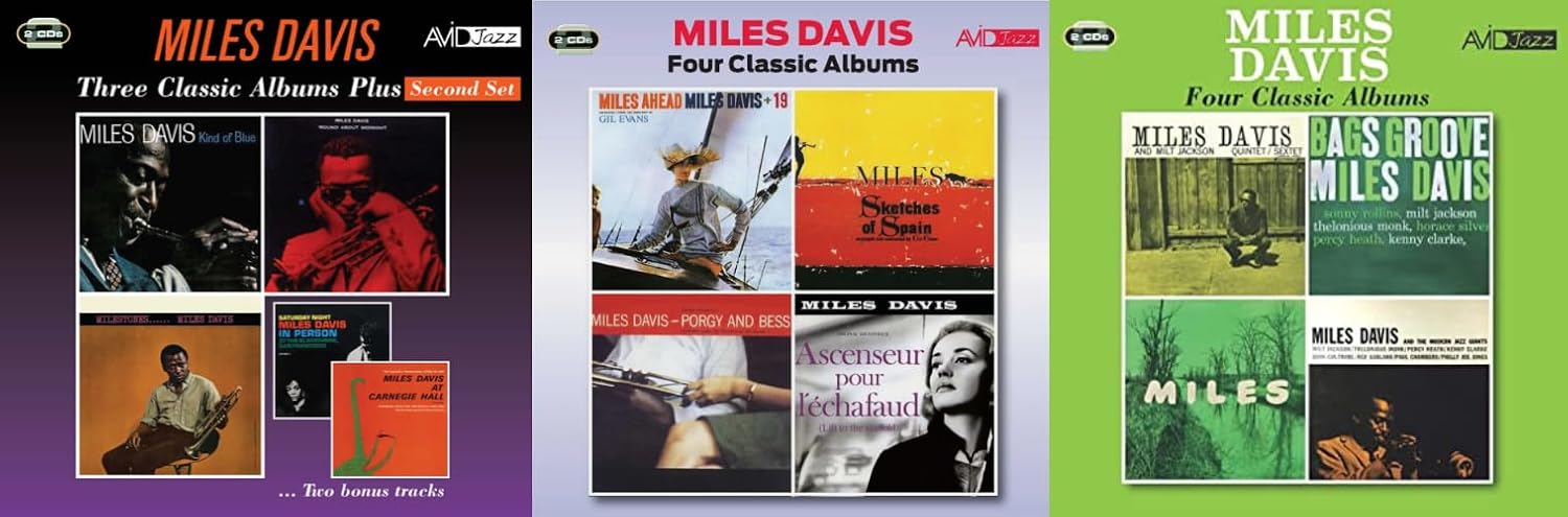 Davis Miles 11 Complete Classic Albums: Kind of Blue, Sketches of Spain, Porgy and Bess, Round About Midnight, Milestones, Miles Ahead & Many More