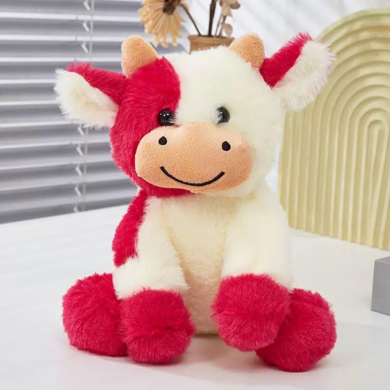 Amazon.co.jp: YUKOUQIAN 牛 ぬいぐるみ かわいい牛 ぬいぐるみ 人形