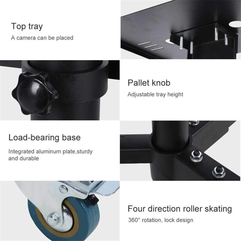 Tv Stand Mobile Cart Adjustable Mount for 32-65 Inch LCD/led Flat Panel Screen with Wheels Bracket for