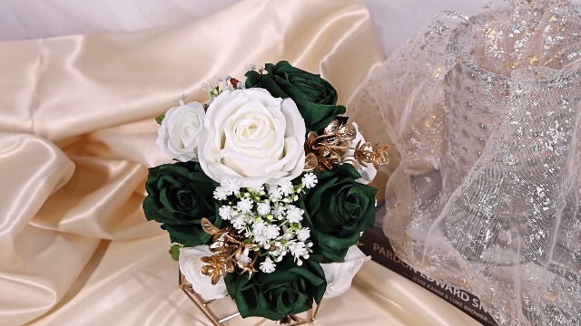 prom bouquets for black dresses Prom Bouquet Ideas For Black Dress The striking statement of the red prom bouquet would compliment black Inspired by Black Wedding Details