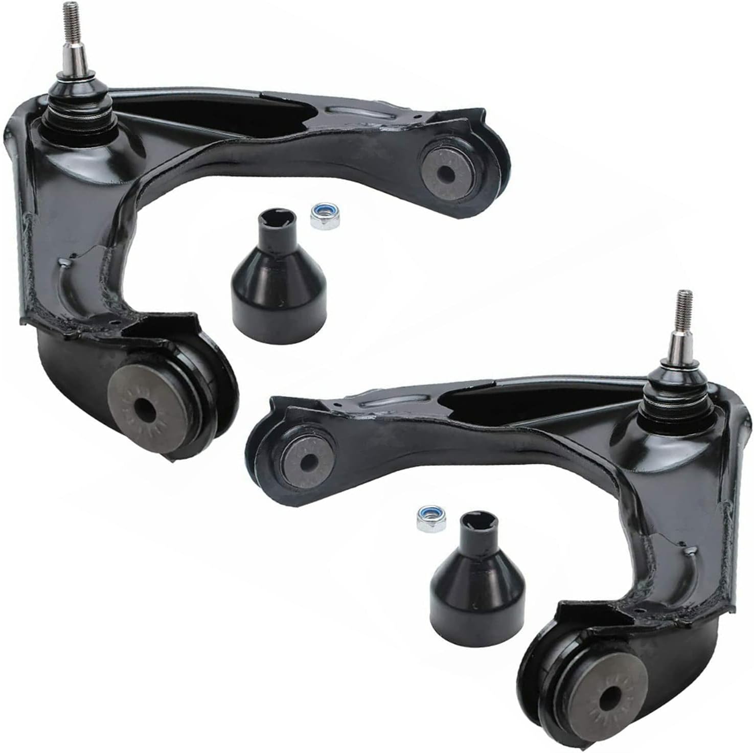 13pc JADODE 8Lugs Front Upper Control Arms with Ball Joints Sway Bar Links Tie Rods Replacement for Sierra Silverado 2500 3500 HD Hummer H2 Control Arm Kits