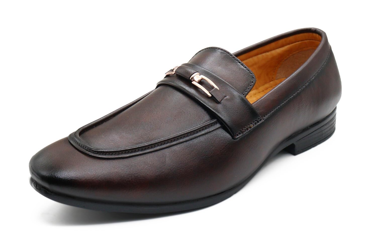 VIV Mens Moccasin Formal Loafers Brown (B09DD84YYM) Amazon Price History, Amazon Price Tracker