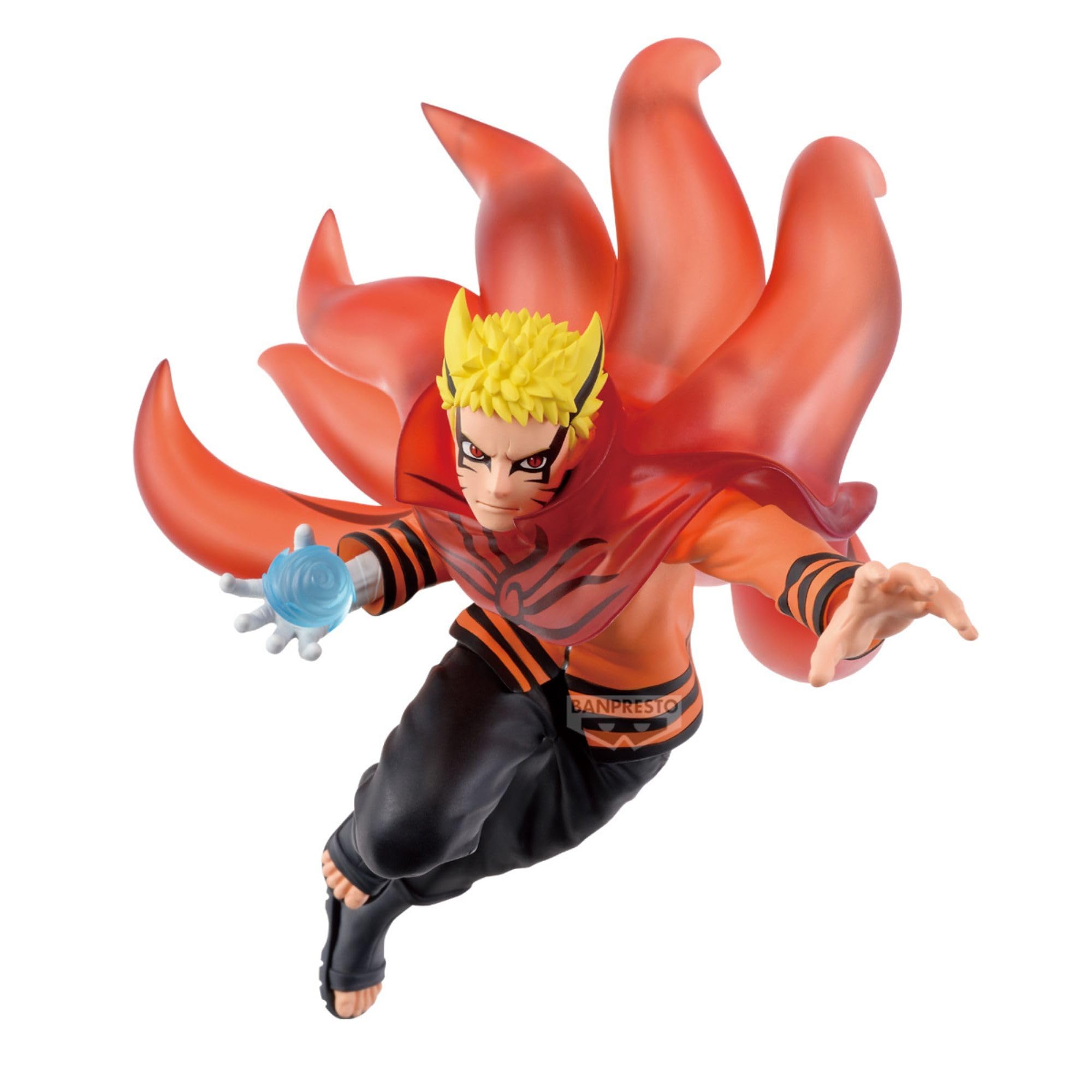 Banpresto Vibration Stars Naruto Uzumaki III | Boruto: Naruto Next Generations Figure | 15cm PVC Statue | Official Banpresto Collectible | Dynamic Rasengan Pose | Non‑Articulated Display Model