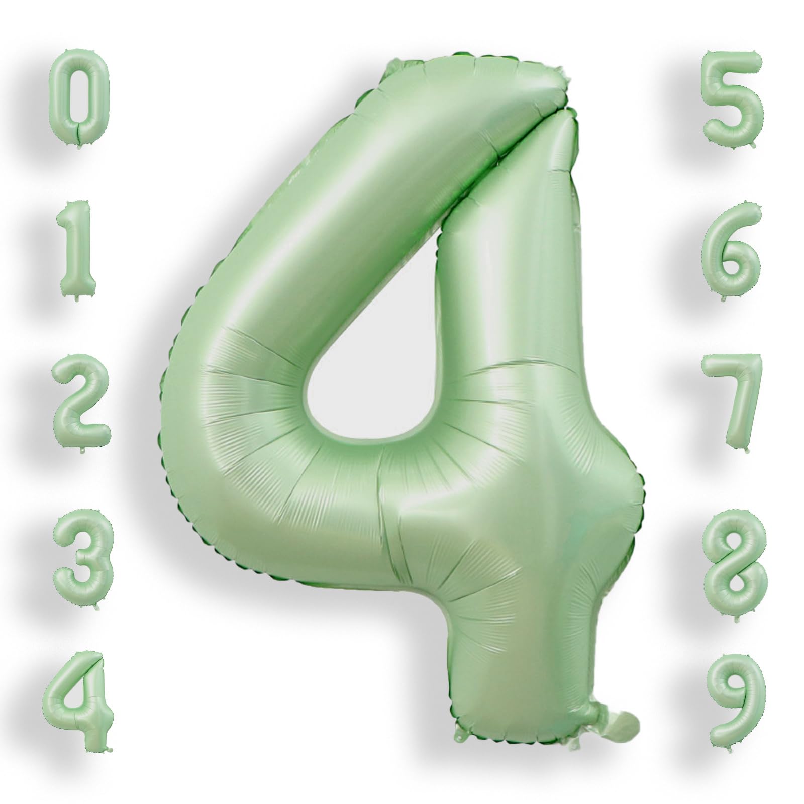 AULE 40 Inch Big Black 0 Balloon Number Large Foil Helium Number Balloons 0-9 Jumbo Giant Happy 0th Birthday Party Decorations for Boy or Girl Huge Mylar Anniversary Party Supplies — view 8
