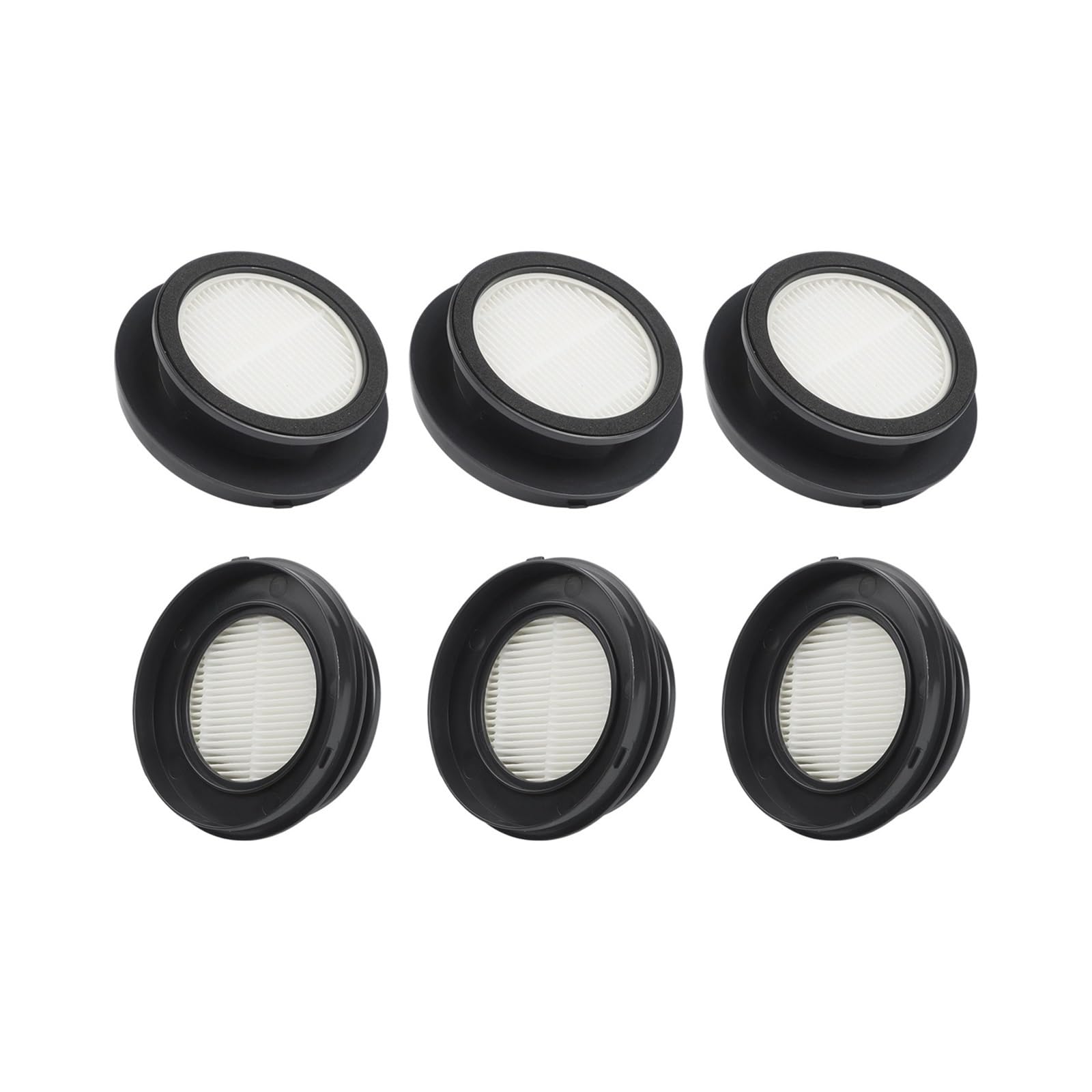 kvcccss 2/4/6 Pcs Reusable HEPA Filter ，Compatible For Laresar，V7 Home Handheld Vacuum Cleaner Accessories Filter Element(SET1)