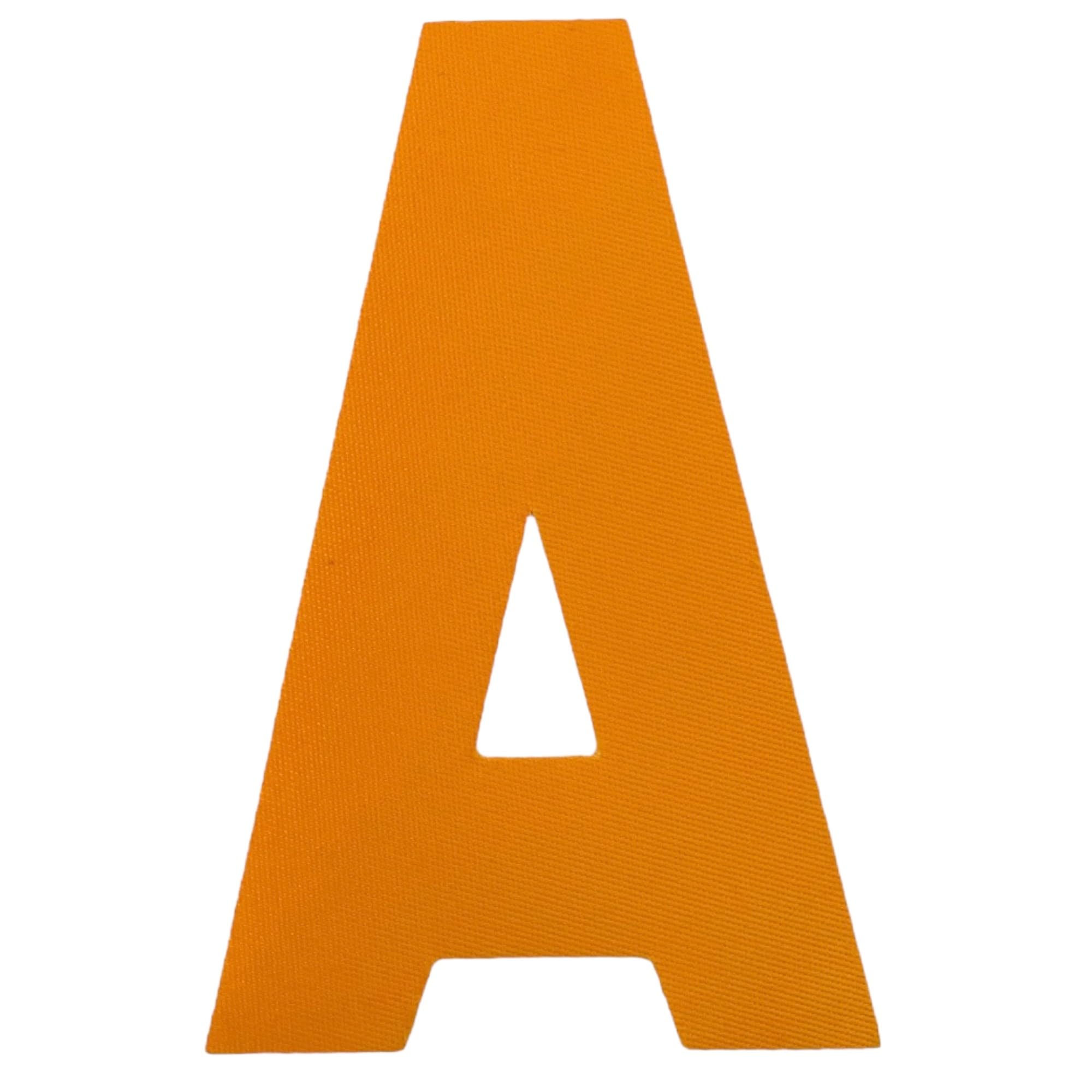 Generic Hockey Jersey Alternate Assistant Captain Patch, Letter A, Iron On Twill, 4”, Gold