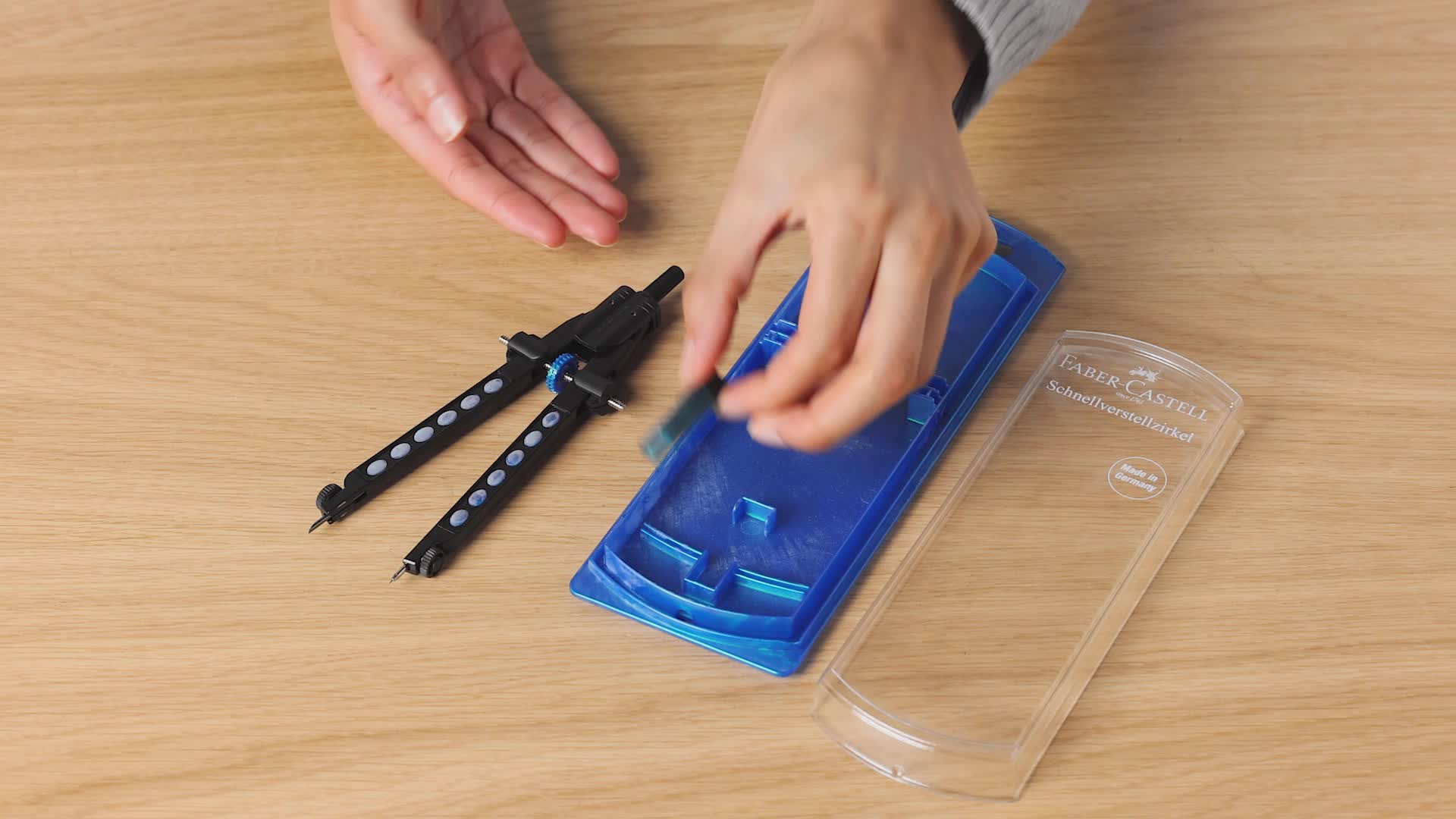 FABER-CASTELL Compas à Réglage Rapide GRIP, Noir - Achat/Vente FABER