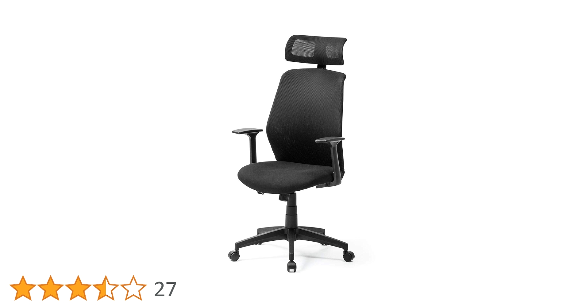 黒 メッシュ ロッキングチェア ヘッドレスト付き メッシュチェア ハイバック ロッキング オフィス ヘッドレスト