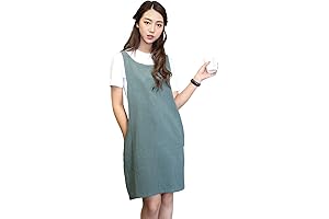 Vikings Heavy-Duty Cotton Linen Halter Apron