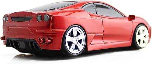 Miniatura 10 de Ratón inalámbrico para computadora de coche, ratón óptico de 2.4 GHz 1600 DPI con 3 botones, diseño ergonómico para portátilPCWindowsNotebookMac,