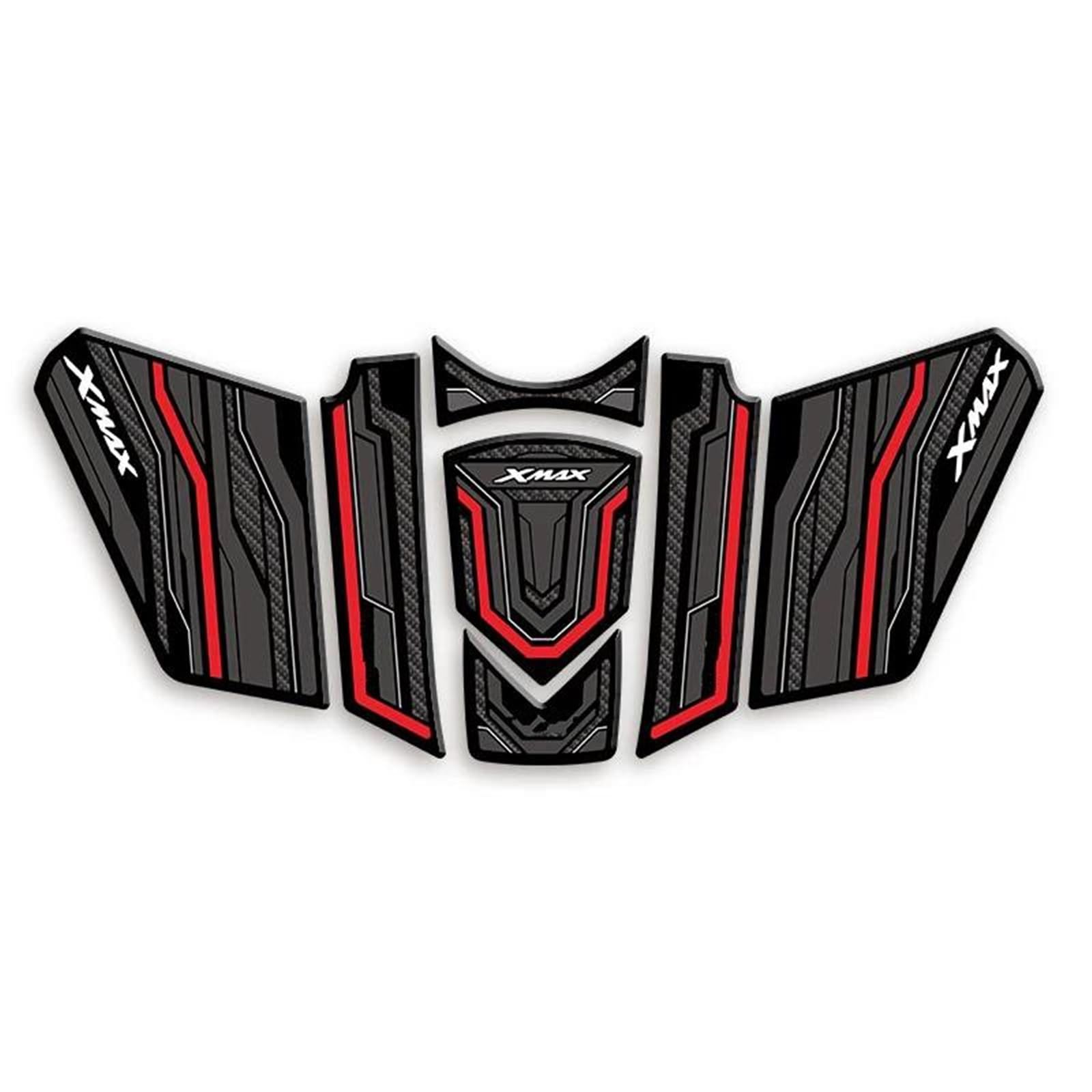 Slimes Color9 For Yamaha Xmax300 2024 Years Motorcycle Rubber Fuel Tank Stickers Kits Of Bike Gas Pad Decoration Decals(Color9)