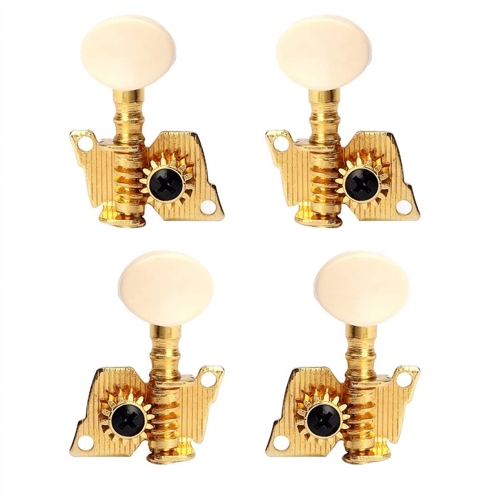 2L2R Ukulele Guitar Gold Tuning Pegs Accordatori Per Parti Di Ricambio Per Chitarra Ukulele A 4 Corde Piroli Accordatura per Chitarra
