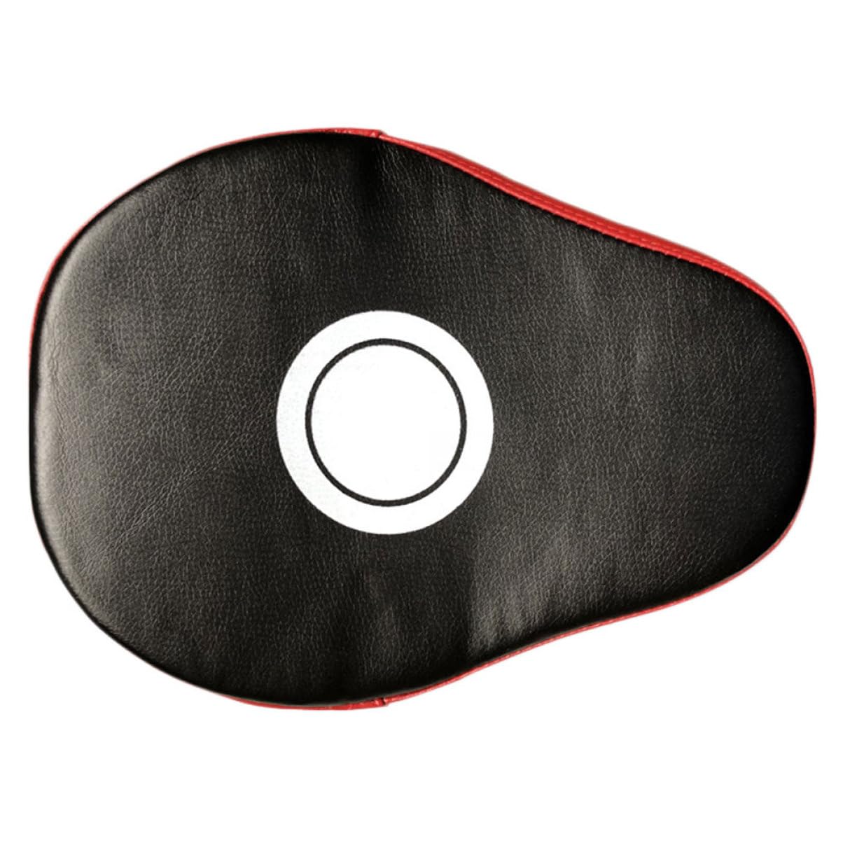 GOOHOCHY Boxing Mitts Focus Punch Pads Gloves Five Tightness Durable PU Material Breathable Palm for Martial Arts Training Red Black