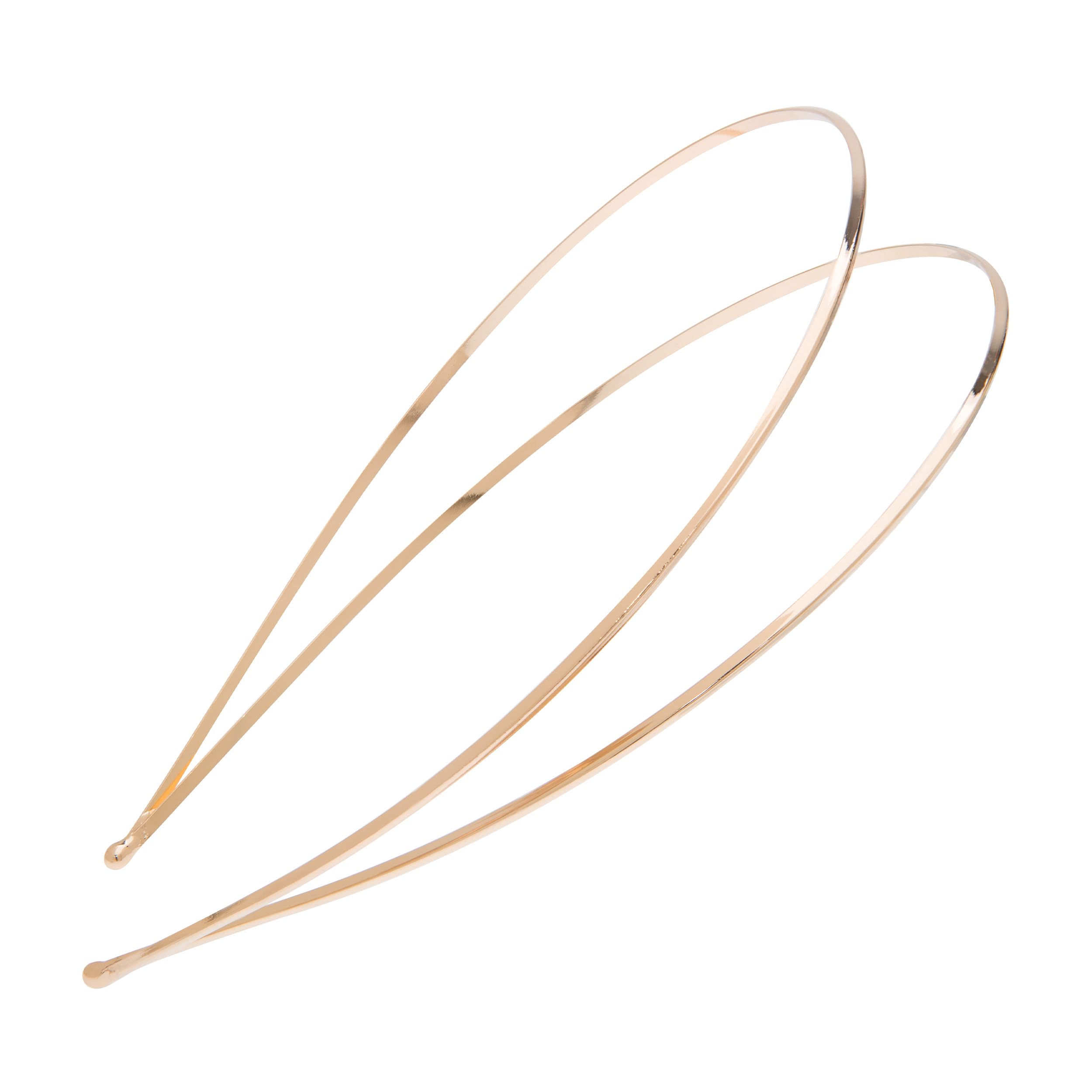 L. Erickson Metal Double Headband - Gold