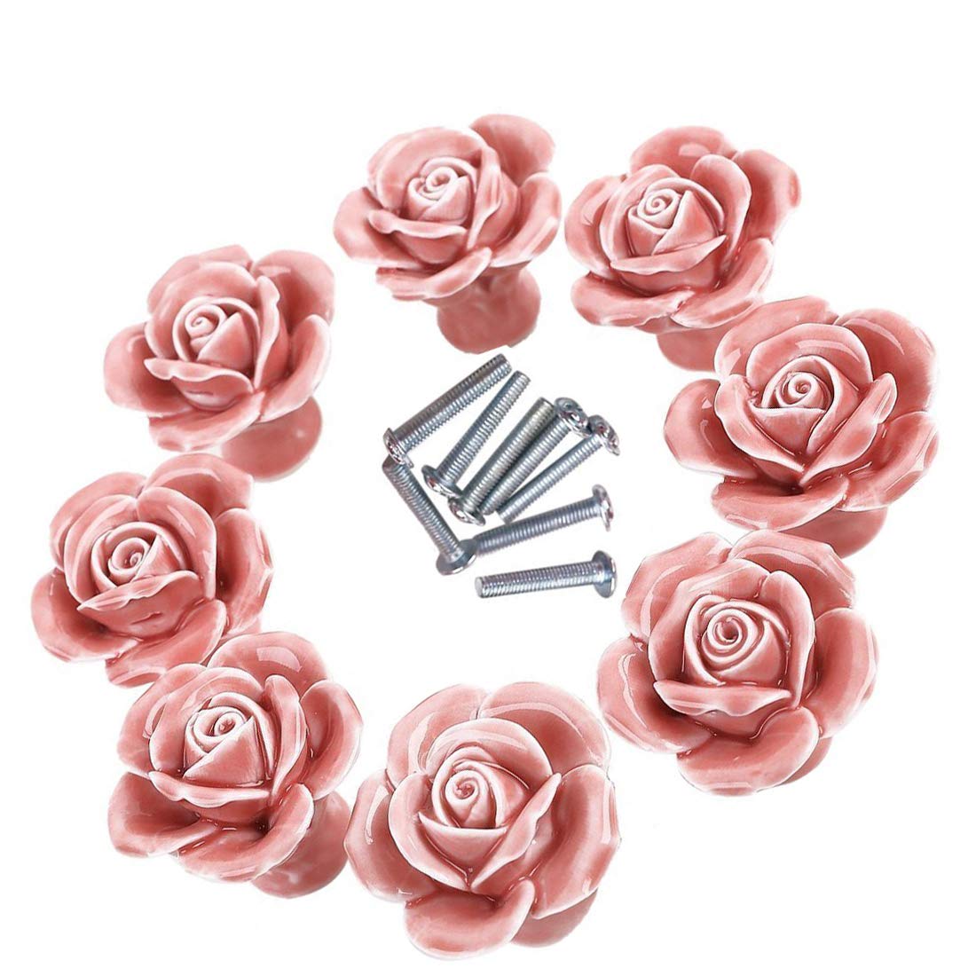 Pomos Bricolaje y herramientas 8 piezas Tornillo Manija de muebles