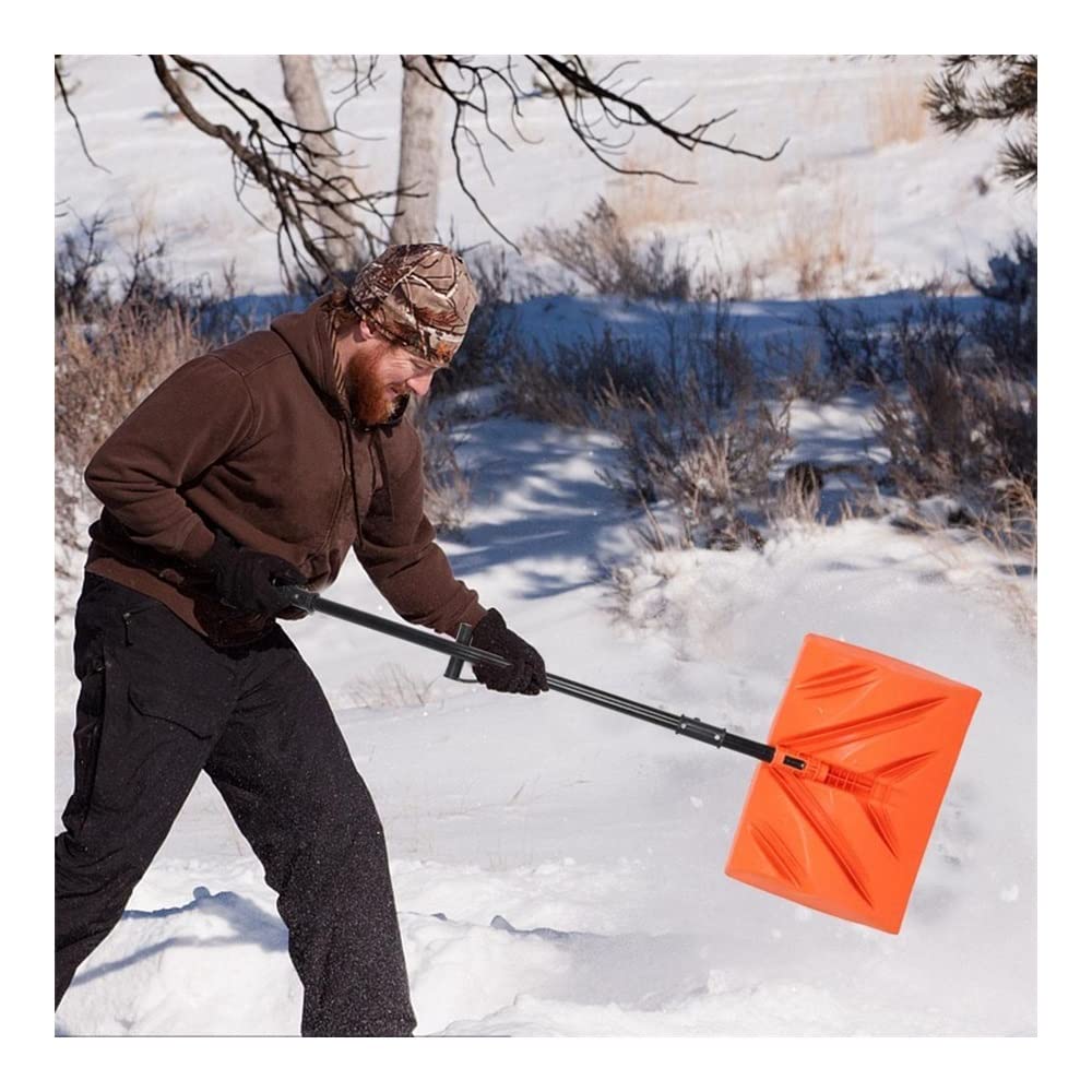 Rascador de hielo para coche Pala De Nieve Para Coche, Hogar, Garaje, Jardín, Niños, Pala De Nieve, Pala De Nieve Para Entrada, Pala De Empujador De Nieve Plegable Rascadores de hielo para coche