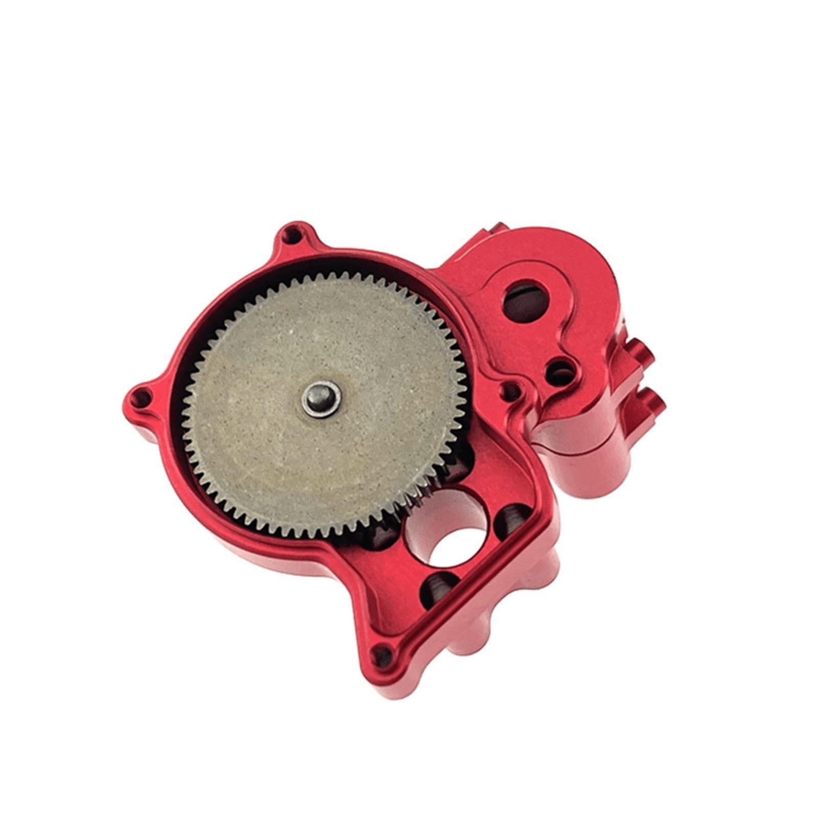 Alloggiamento del Cambio RC in 1:18, Pezzi di Ricambio in Alluminio, Accessorio Professionale per Conversioni Fai da Te, Rosso